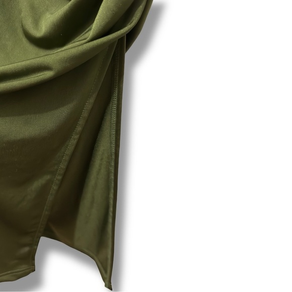 198 SHEIN | NWOT Olive Green Ruched Stretchy Midi Pencil Skirt  (sz XS&S)- 3/$15 - Picture 10 of 12
